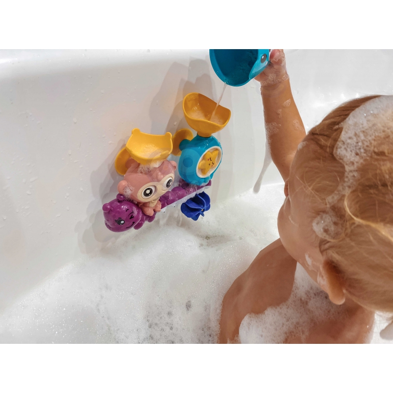 WOOPIE BABY vonios vandens žaislas beždžionė + puodelis - Image 9