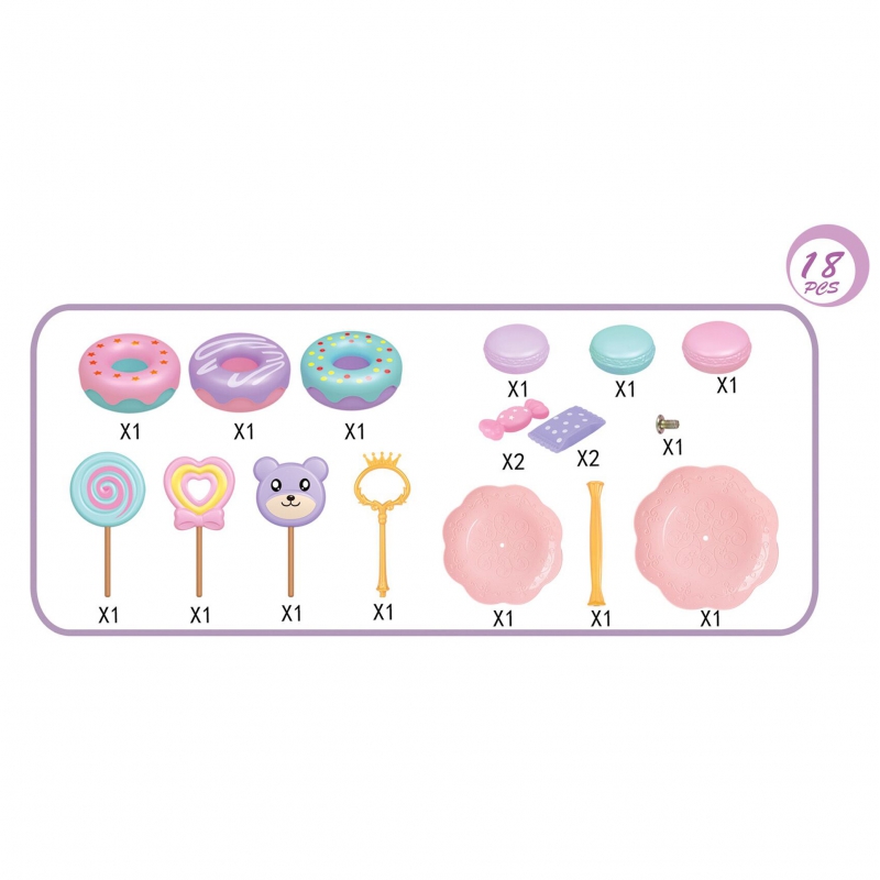 WOOPIE konditerijos rinkinio stovas su keksiukais 18 vnt. - Image 2