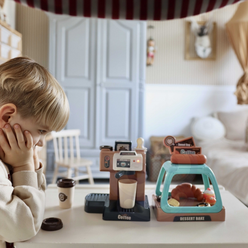 Žaislinis kavos virimo aparatas su sausainių vitrina Woopie - Image 10