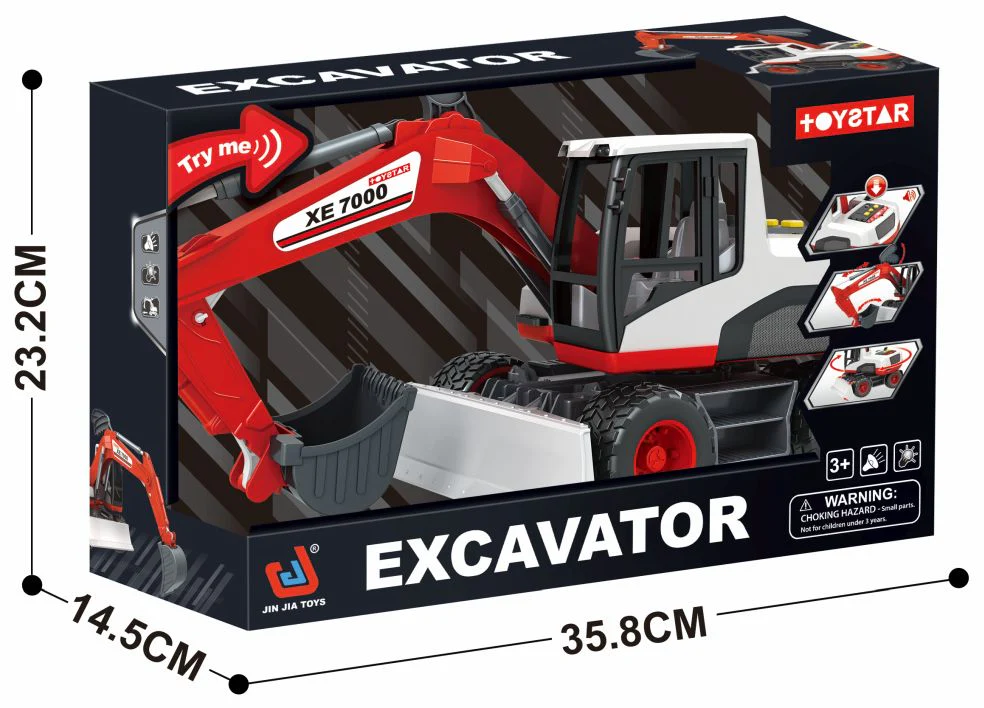 Statybinis ekskavatorius su garso ir šviesos efektais - Image 4