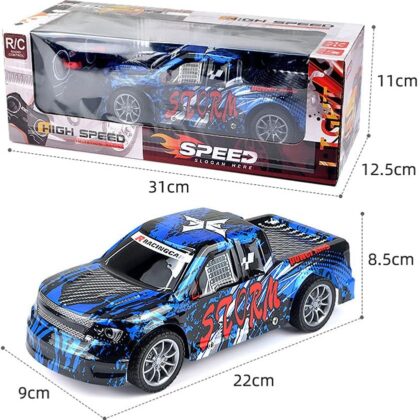 Didelės spartos lenktyninis 1:18 Nuotolinio valdymo automobilis