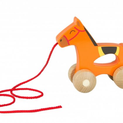 iWood Medinis traukiamas arklys ant virvelės