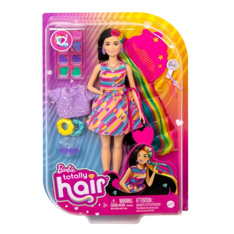 Mattel Barbie Totally Hair Heart Doll - Image 5