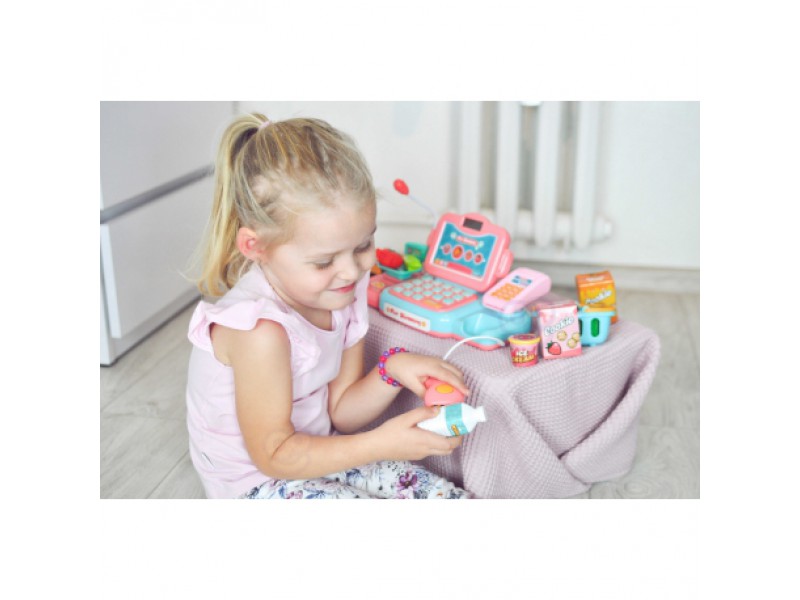 ŽAISLINIS KASOS APARATAS VAIKAMS | SU GARSO EFEKTAIS IR PRIEDAIS 24 VNT.| WOOPIE - Image 2