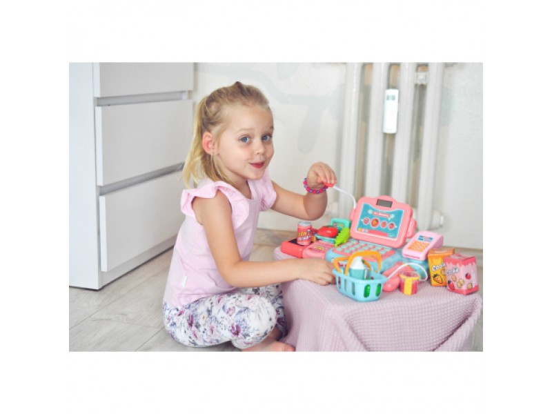 ŽAISLINIS KASOS APARATAS VAIKAMS | SU GARSO EFEKTAIS IR PRIEDAIS 24 VNT.| WOOPIE - Image 8