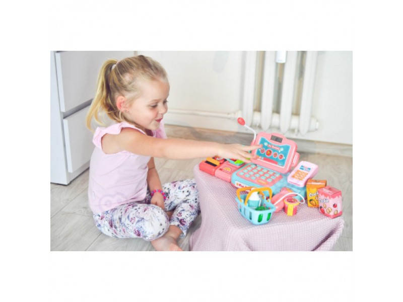 ŽAISLINIS KASOS APARATAS VAIKAMS | SU GARSO EFEKTAIS IR PRIEDAIS 24 VNT.| WOOPIE - Image 6