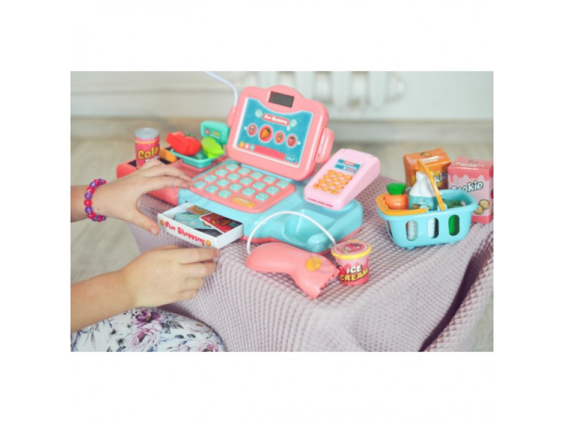 ŽAISLINIS KASOS APARATAS VAIKAMS | SU GARSO EFEKTAIS IR PRIEDAIS 24 VNT.| WOOPIE - Image 5