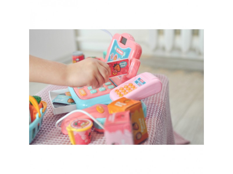 ŽAISLINIS KASOS APARATAS VAIKAMS | SU GARSO EFEKTAIS IR PRIEDAIS 24 VNT.| WOOPIE - Image 4