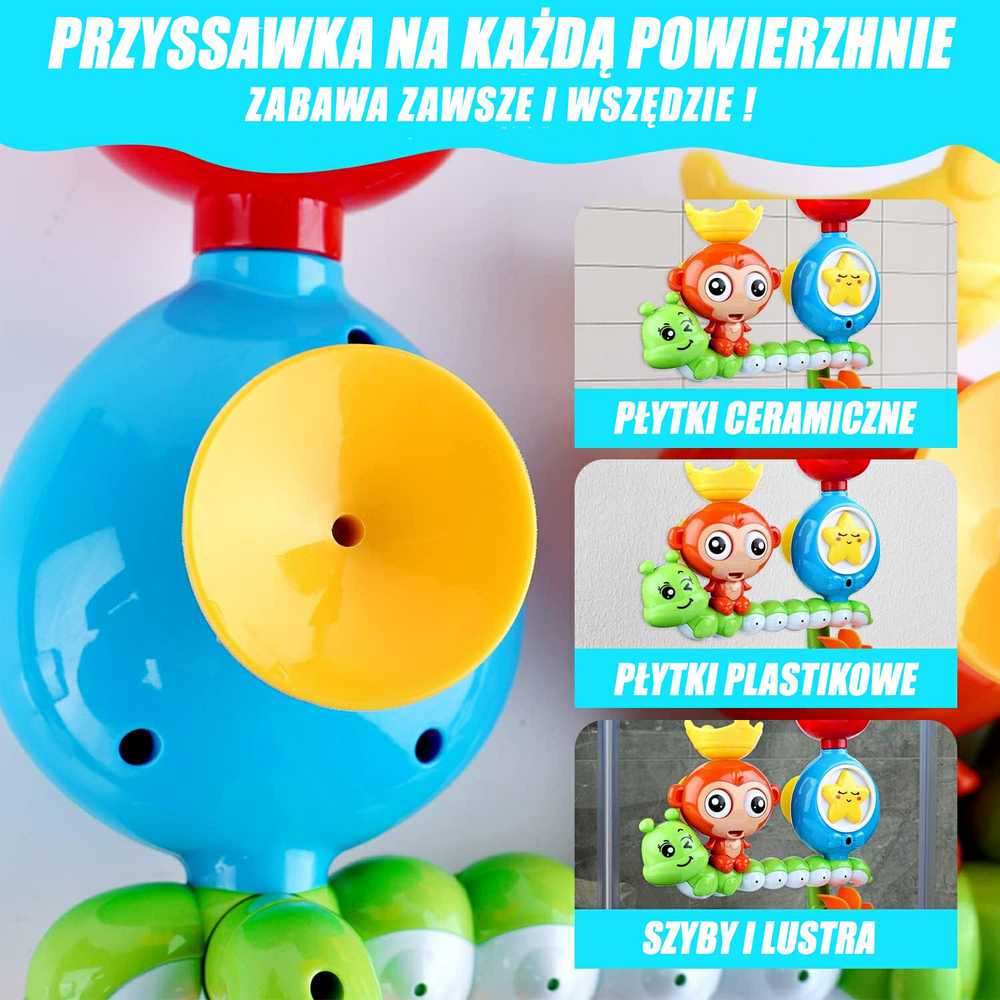 WOOPIE BABY vonios vandens žaislas beždžionė + puodelis - Image 12