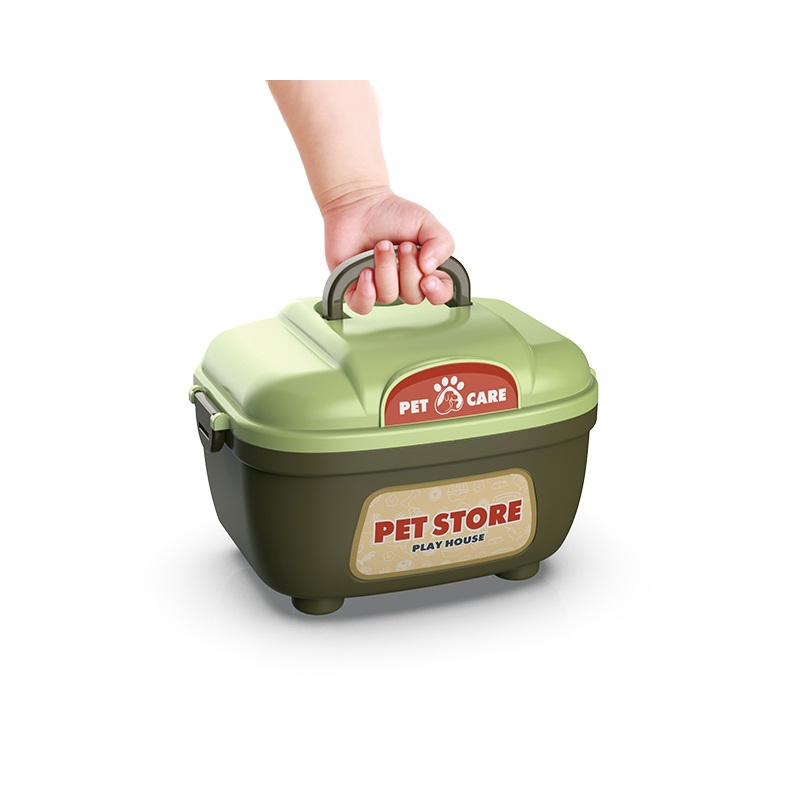 WOOPIE Nešiojamasis gyvūnėlių parduotuvės 2in1 lagaminas 22 el. - Image 2