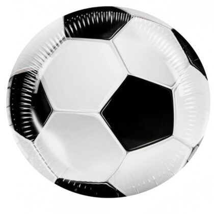 Lėkštutės "Futbolas" 6vnt/18cm