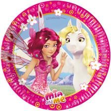 Popierinės lėkštutės "Mia and me" 8vnt/19,5cm.