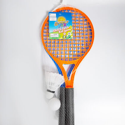 Badmintono teniso žaidimų rinkinys su kamuoliuku