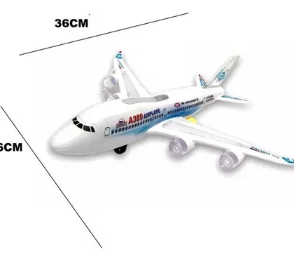 Lėktuvas su šviesomis ir garsu