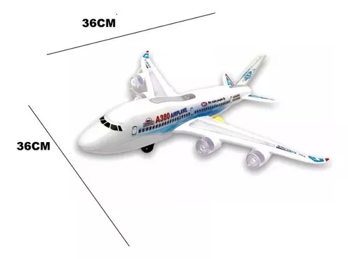 Lėktuvas su šviesomis ir garsu