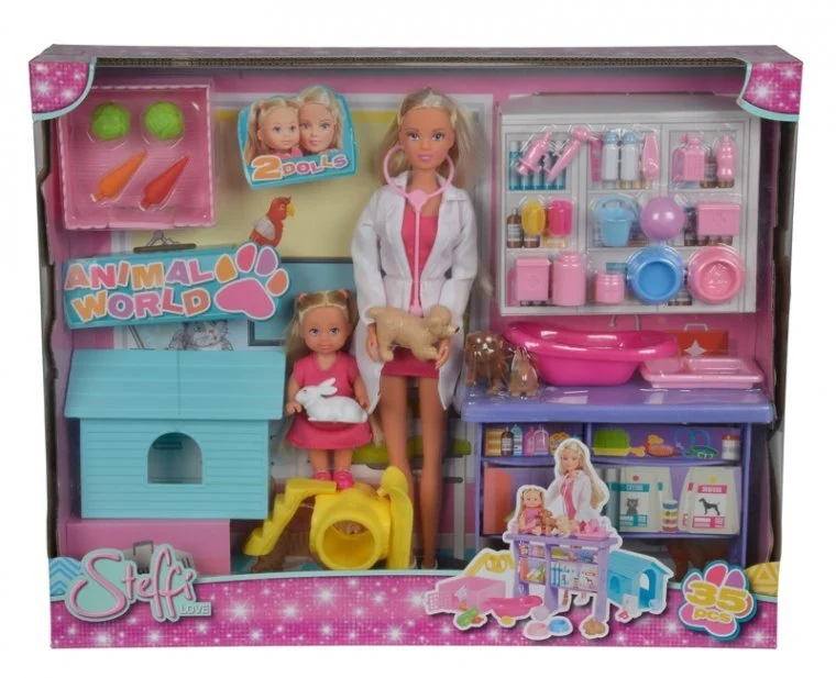 Simba lėlytės Steffi ir Evi veterinarijoje - Image 3