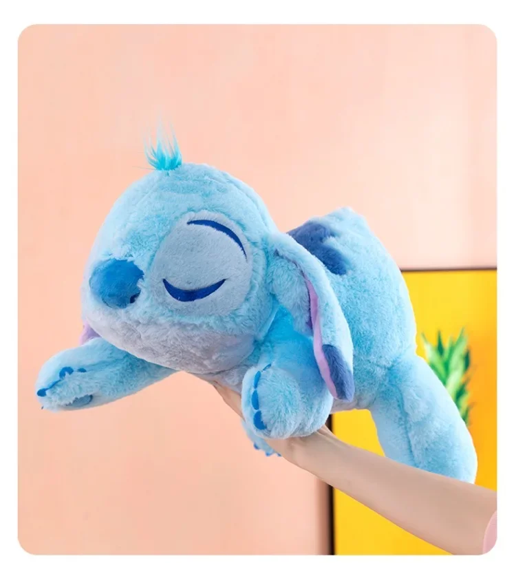 Labai minkštas švelnus pliušinis žaislas stitch (mėlynas) 55cm