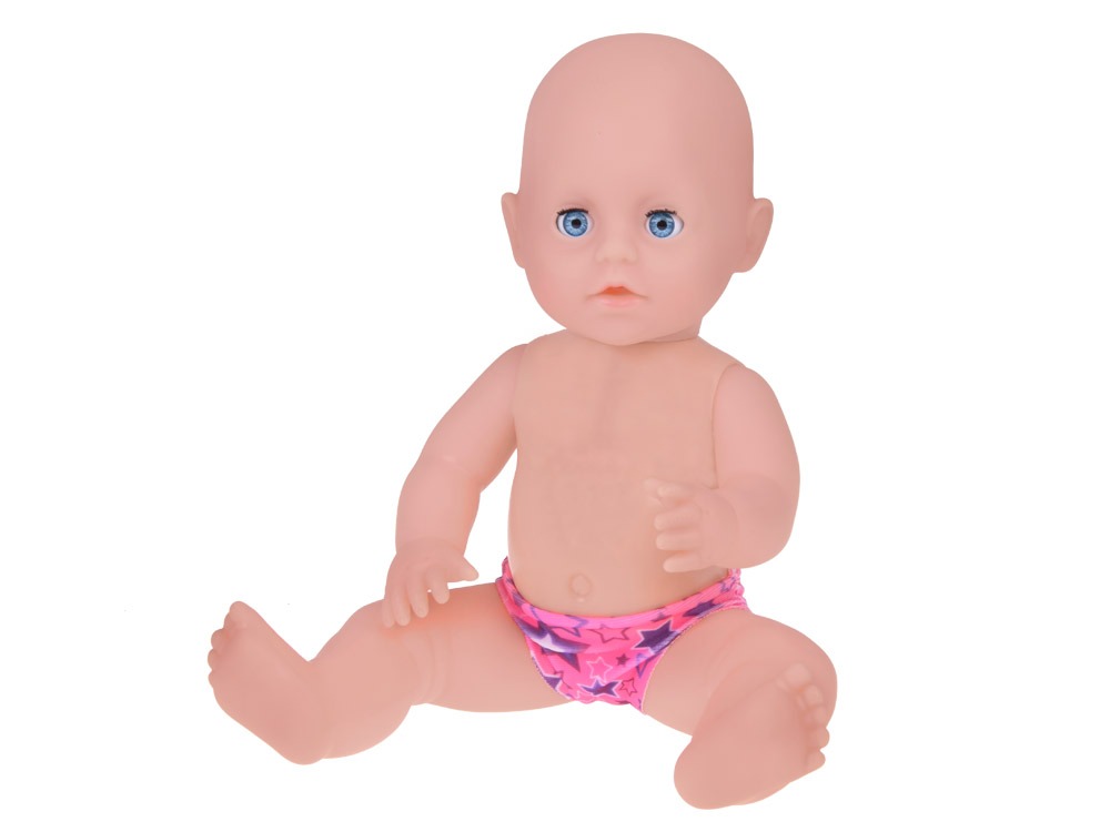 Rinkinys Rubber Baby Doll + priedai + šlapinasi + mirksi - Image 5