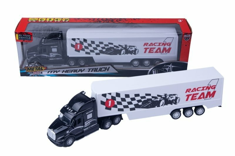 Sunkvežimis, metalinis dėžėje