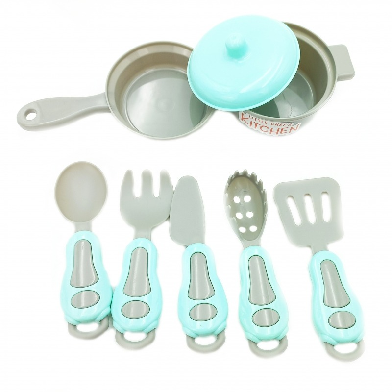 WOOPIE nešiojamas mažojo virėjo rinkinys 2 viename virtuvė lagamine 18 priedų - Image 6