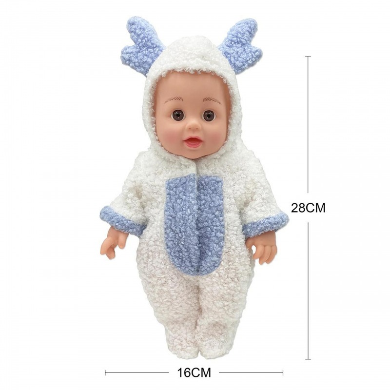 WOOPIE ROYAL lėlė kūdikiui su elnio drabužiais + priedai 28cm - Image 2