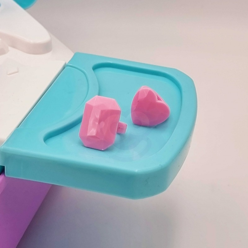 WOOPIE tualetinis staliukas mergaitėms 2in1 grožio salonas lagamine - Image 5