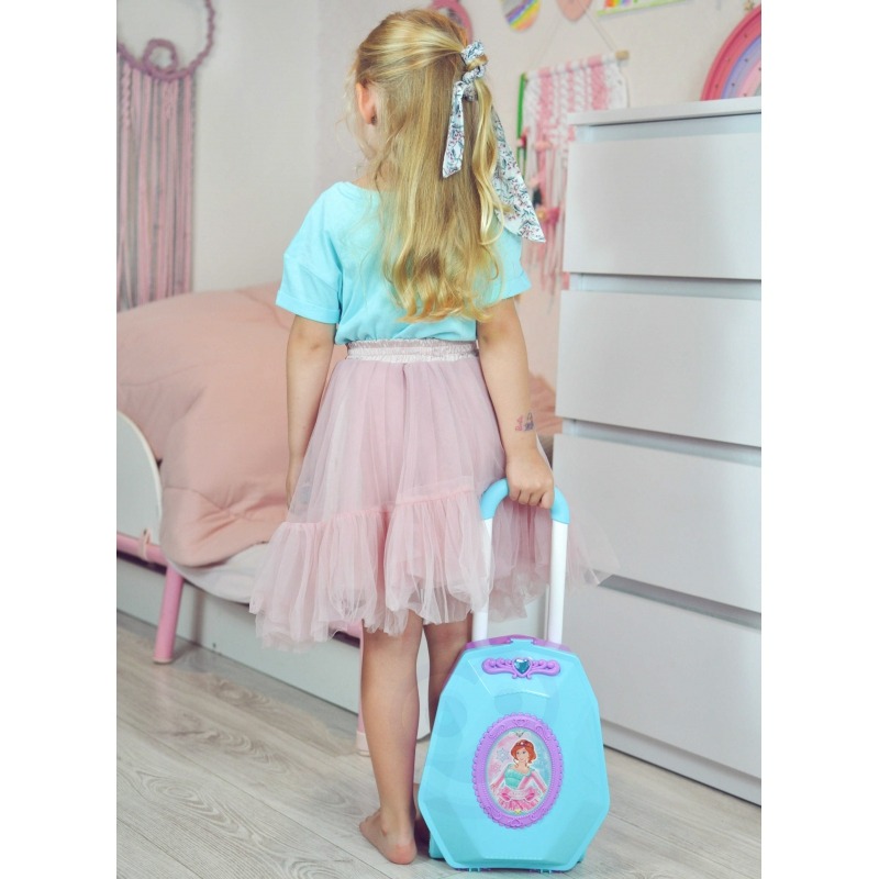 WOOPIE tualetinis staliukas mergaitėms 2in1 grožio salonas lagamine - Image 17