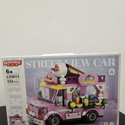 Konstruktorius miesto išvykos, ledų autobusas