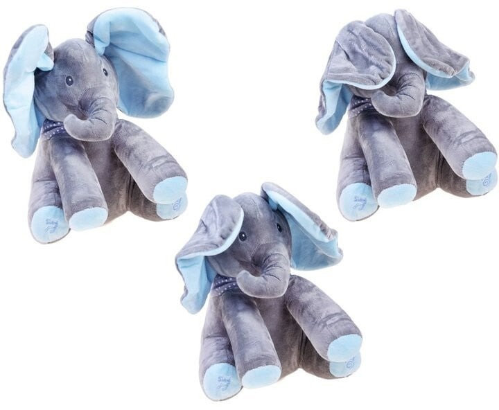 Interaktyvus pliušinis dramblys 33 cm, anglų k. - Image 4