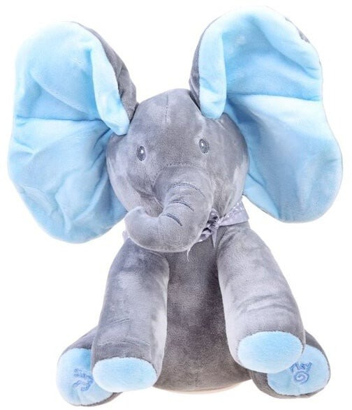 Interaktyvus pliušinis dramblys 33 cm, anglų k. - Image 3