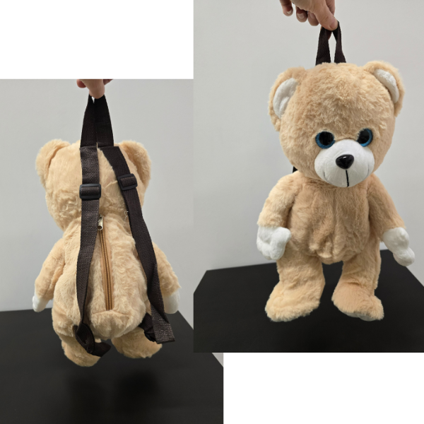 Pliušinės kuprinės - Image 4