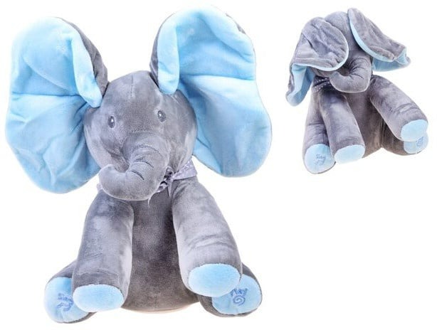 Interaktyvus pliušinis dramblys 33 cm, anglų k.