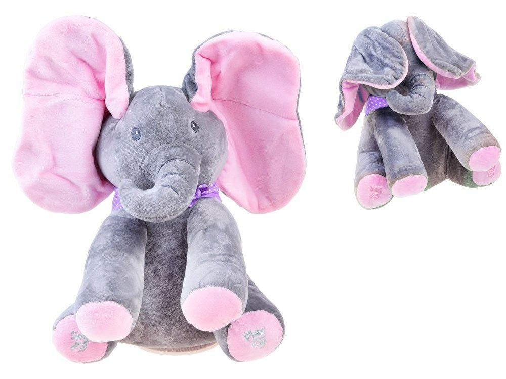 Interaktyvus pliušinis dramblys 33 cm, anglų k. - Image 8