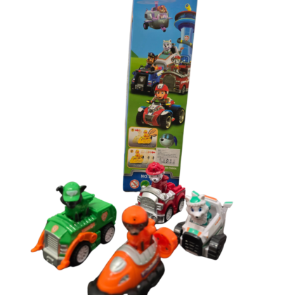 Šunyčių patrulių rinkinys su mašinėlėmis