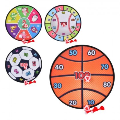 Smiginis Velcro, 2 kamuoliukai, 2 smiginiai, 36cm.