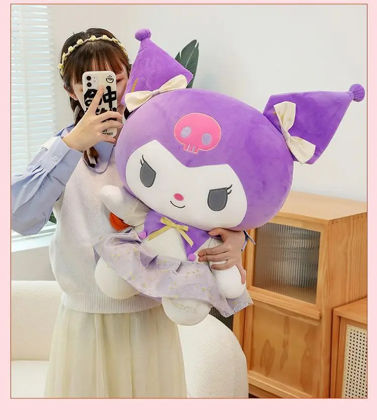 Pliušinė lėlė Kuromi – My Melody veikėja 50 cm - Image 3