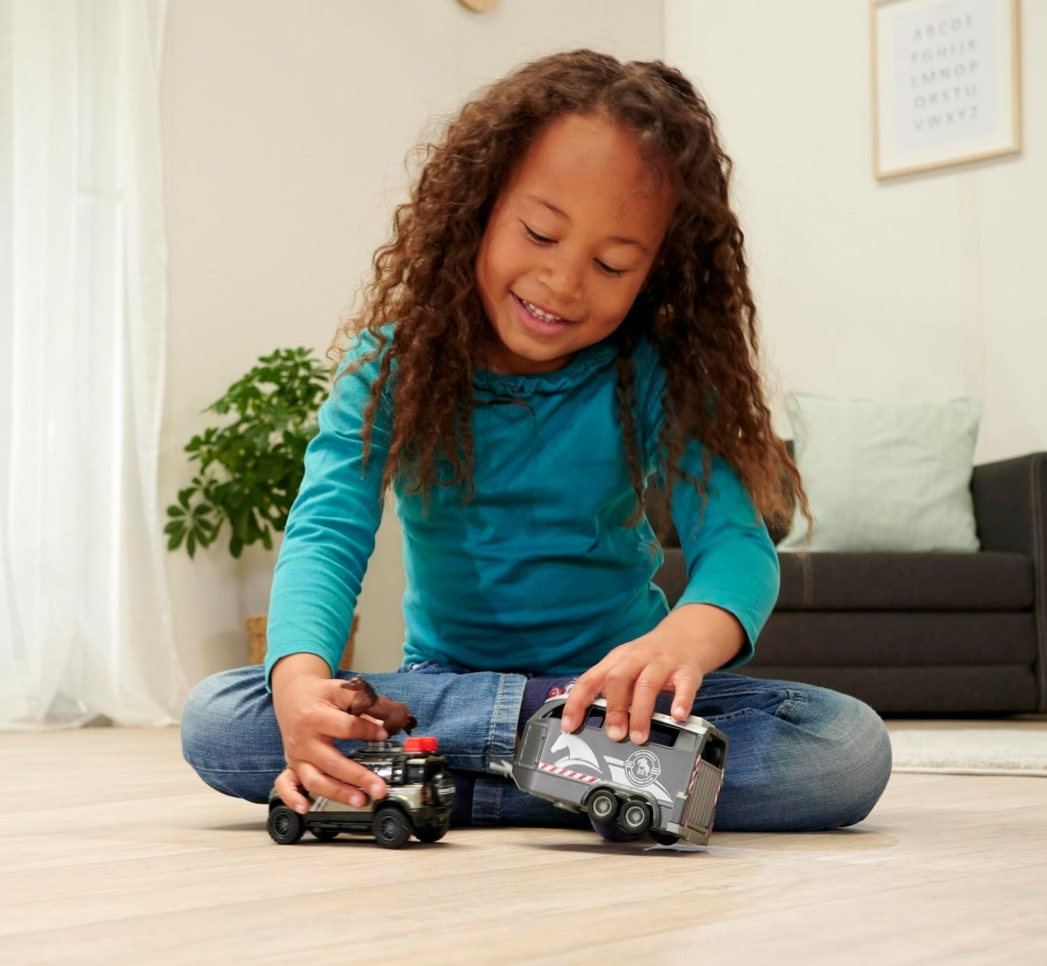 Majorette Grand Series – Land Rover Defender su arklio priekaba - Image 5