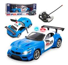 Nuotolinio valdymo policijos automobilis 1:16 su šviesomis ir garsais