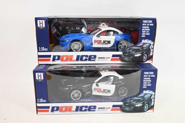 Nuotolinio valdymo policijos automobilis 1:16 su šviesomis ir garsais - Image 4