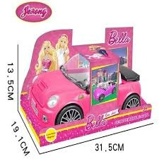 Bella“ rožinis kabrioletas lėlėms – Glam Auto! - Image 2