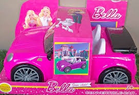 Bella“ rožinis kabrioletas lėlėms – Glam Auto!