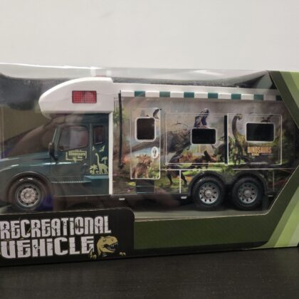 Dinozaurų tematikos kemperis su šviesomis ir garsu