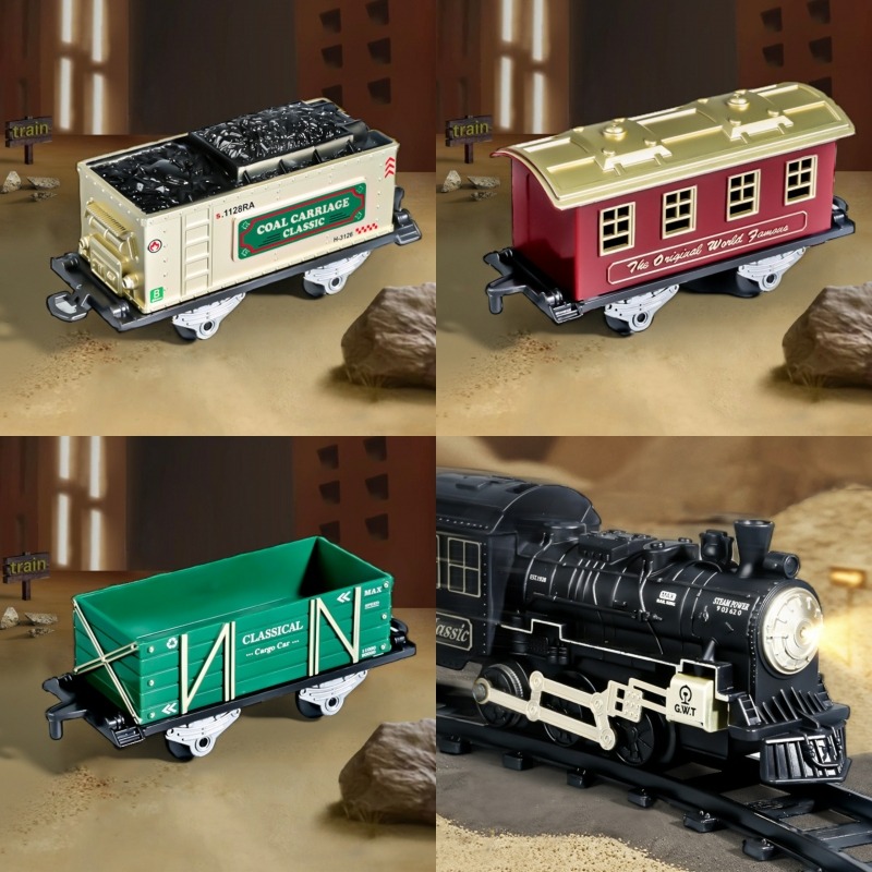 WOOPIE klasikinis garvežio lokomotyvas su bėgiais XXL - Image 10