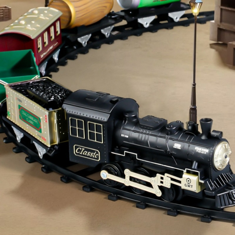 WOOPIE klasikinis garvežio lokomotyvas su bėgiais XXL - Image 9