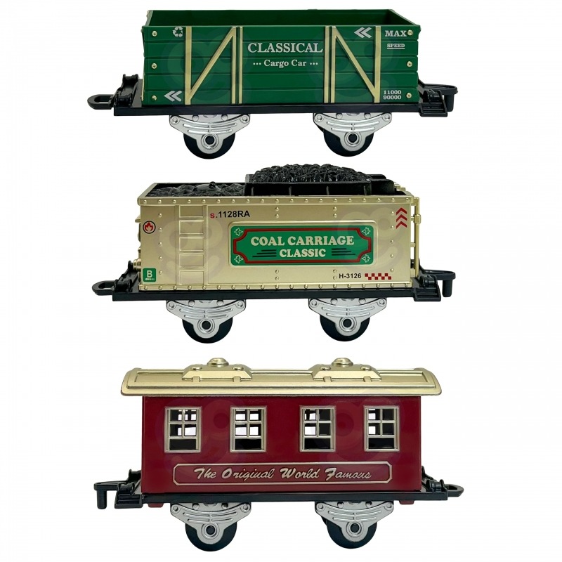 WOOPIE klasikinis garvežio lokomotyvas su bėgiais XXL - Image 4