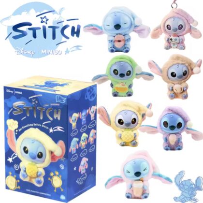 LABUBU "Stitch" pliušinio pakabuko slapta dėžutė