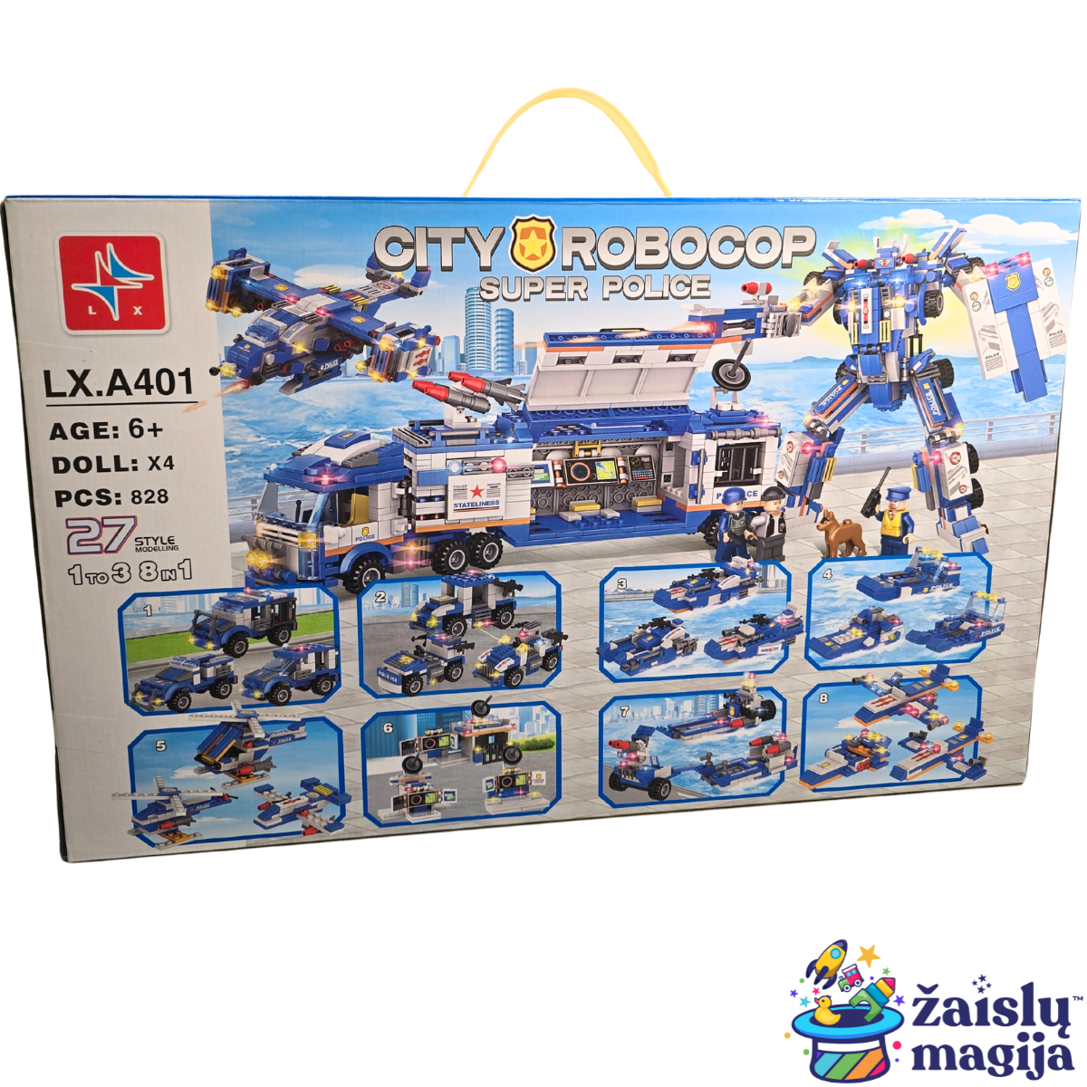 Konstruktorius policijos miestas 8in1 - Image 2