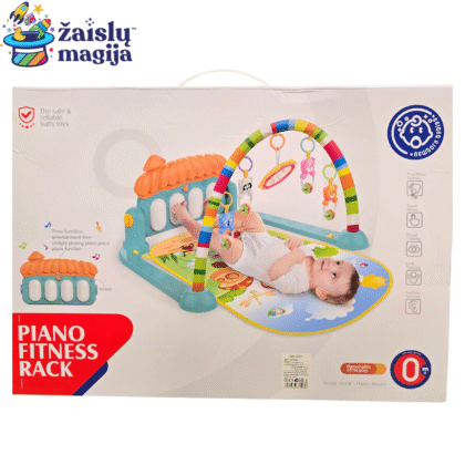 HUANGER lavinimo kilimėlis su pianinu „Piano Fitness Rack“ (nuo 0+ mėn.)