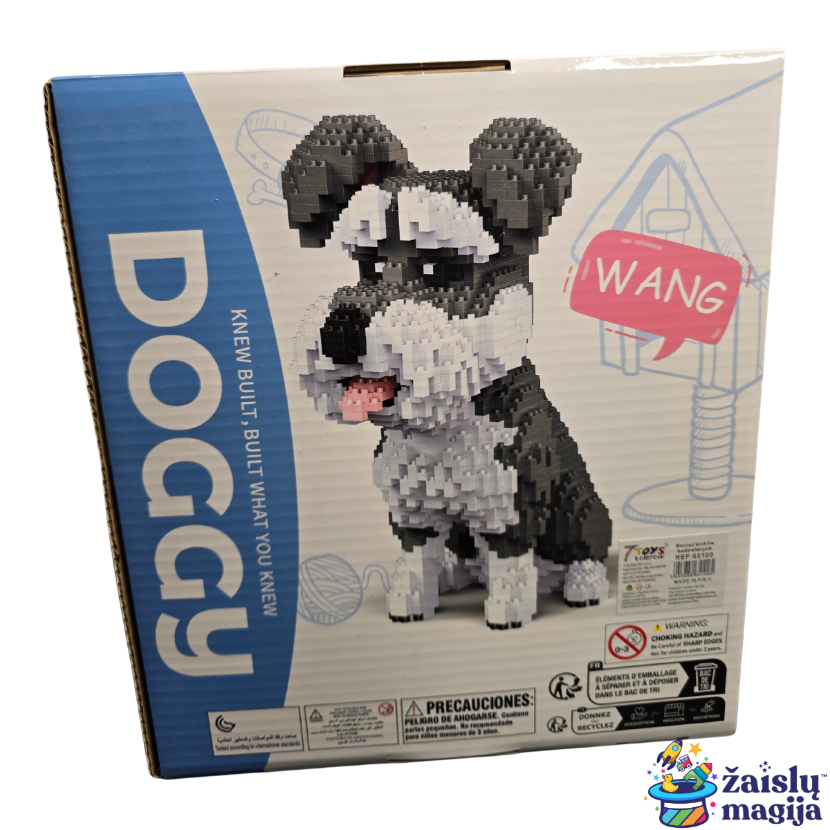 Statybinių kaladėlių rinkinys „Doggy“ – šuniukas - Image 2