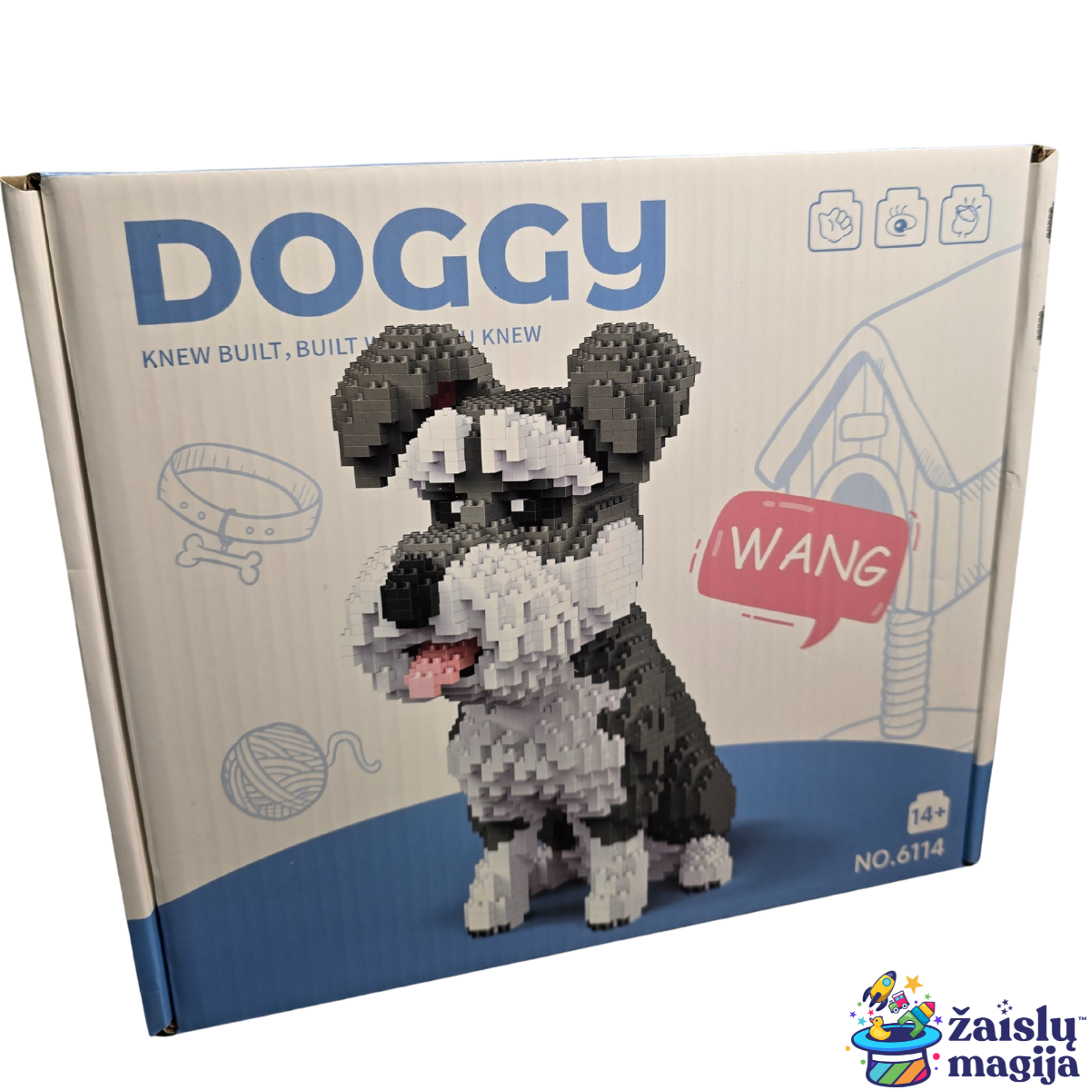 Statybinių kaladėlių rinkinys „Doggy“ – šuniukas